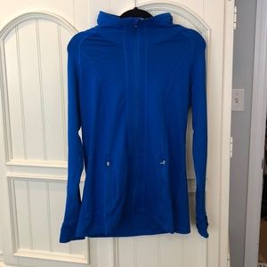Earth Yoga Royal Blue Zip Up Track Jacket